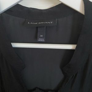 Never worn black Lane Bryant loose fitting tank.